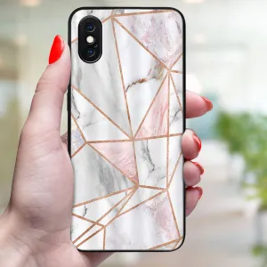 MY ART Ochranný kryt pre Apple iPhone X / XS PINK MARBLE (143)