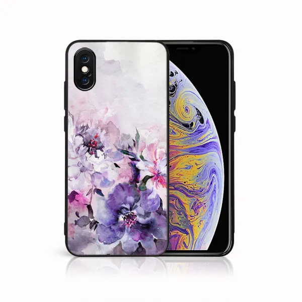 MY ART Ochranný kryt pre Apple iPhone X / XS PEONIES (156)