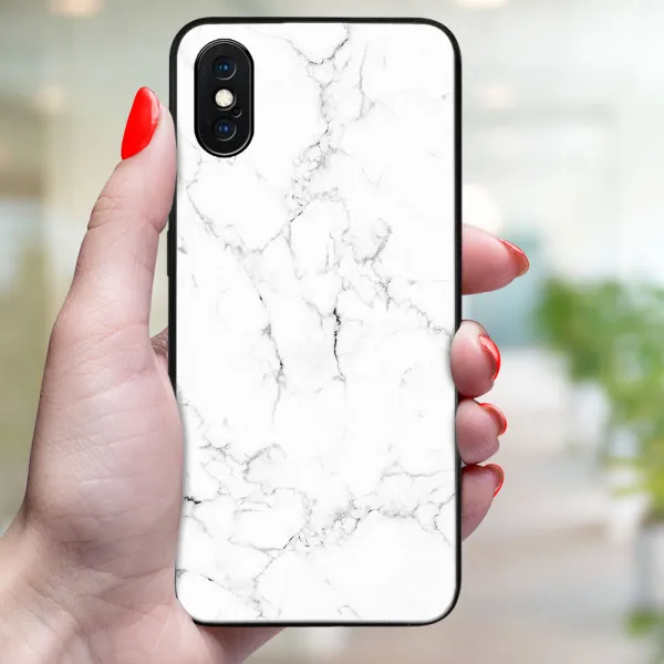 MY ART Ochranný kryt pre Apple iPhone X / XS WHITE MARBLE (144)