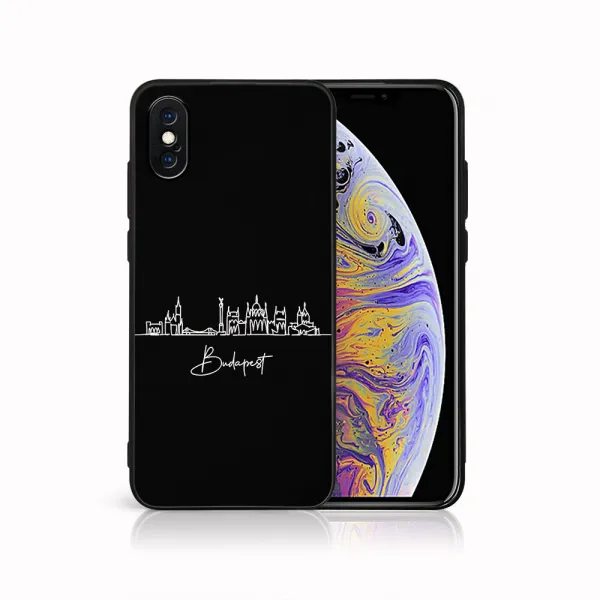 MY ART Ochranný kryt pre Apple iPhone X / XS BUDAPEST (204)