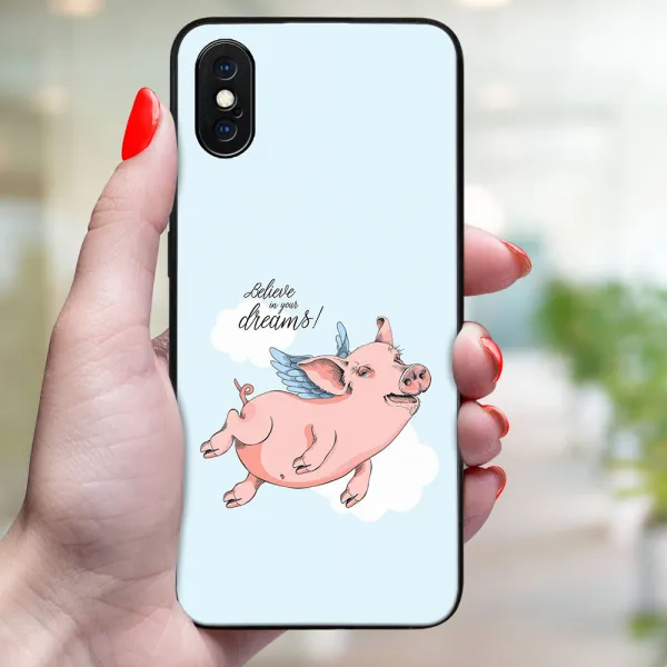 MY ART Ochranný kryt pre Apple iPhone X / XS PIG (186)