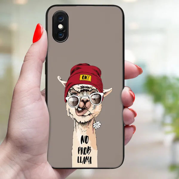 MY ART Ochranný kryt pre Apple iPhone X / XS PROBLLAMA (187)