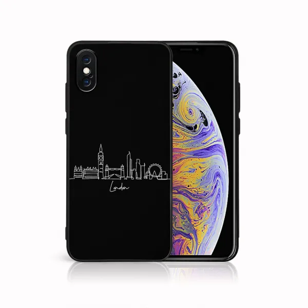 MY ART Ochranný kryt pre Apple iPhone X / XS LONDON (208)