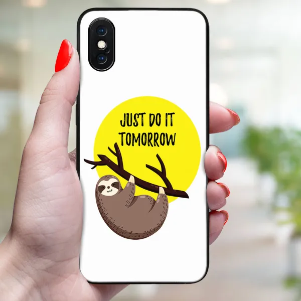MY ART Ochranný kryt pre Apple iPhone X / XS SLOTH (188)