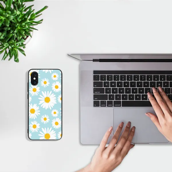 MY ART Ochranný kryt pre Apple iPhone X / XS CAMOMILE (124)