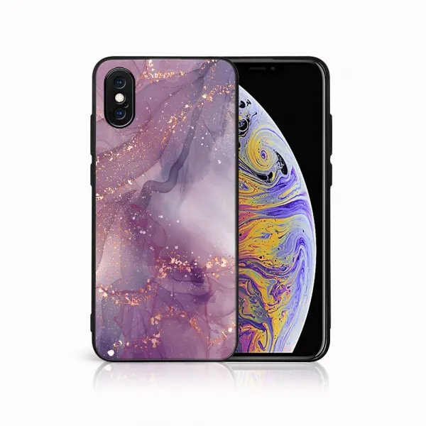 MY ART Ochranný kryt pre Apple iPhone X / XS PURPLE (148)