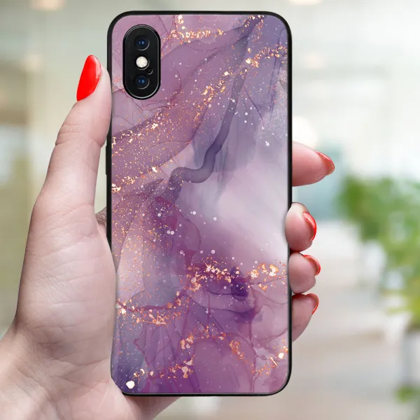 MY ART Ochranný kryt pre Apple iPhone X / XS PURPLE (148)