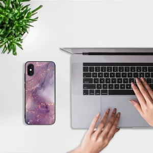 MY ART Ochranný kryt pre Apple iPhone X / XS PURPLE (148)