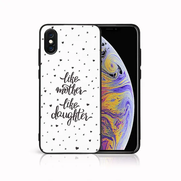 MY ART Ochranný kryt pre Apple iPhone X / XS LIKE MOTHER (113)