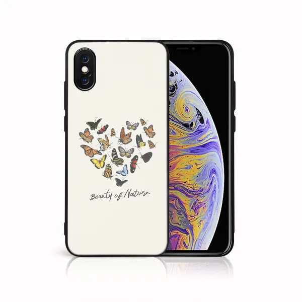 MY ART Ochranný kryt pre Apple iPhone X / XS BUTTERFLIES (240)