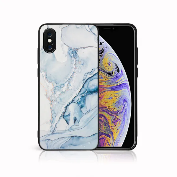 MY ART Ochranný kryt pre Apple iPhone X / XS LIGHT BLUE (149)