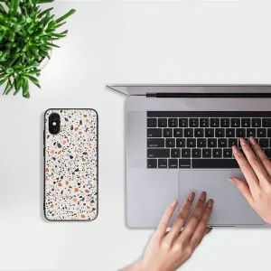 MY ART Ochranný kryt pre Apple iPhone X / XS BEIGE TERRAZZO (162)