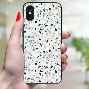 MY ART Ochranný kryt pre Apple iPhone X / XS GREY TERRAZZO (163)