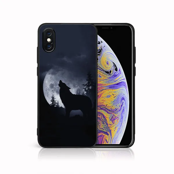 MY ART Ochranný kryt pre Apple iPhone X / XS WOLF (247)
