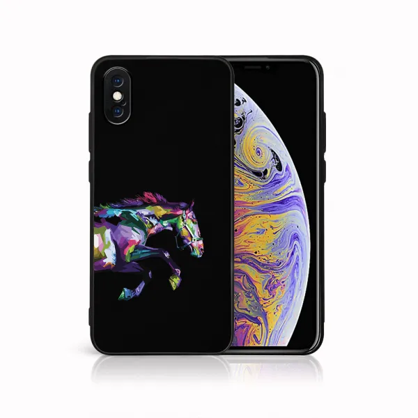 MY ART Ochranný kryt pre Apple iPhone X / XS HORSE (249)