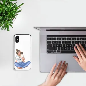 MY ART Ochranný kryt pre Apple iPhone X / XS SUPERMOM (112)