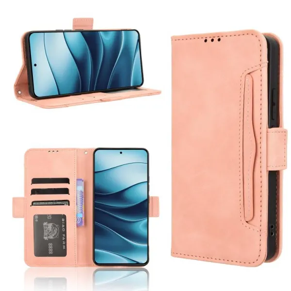 SLOT Peňaženkový obal pre Xiaomi Redmi Note 14 ružový