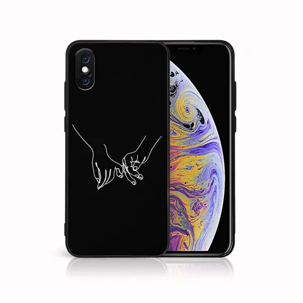 MY ART Ochranný kryt pre Apple iPhone X / XS HANDS (X51)
