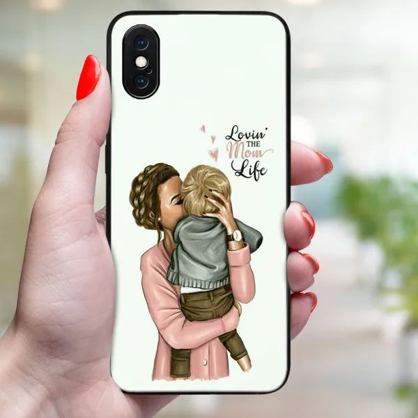 MY ART Ochranný kryt pre Apple iPhone X / XS MOM LIFE (118)