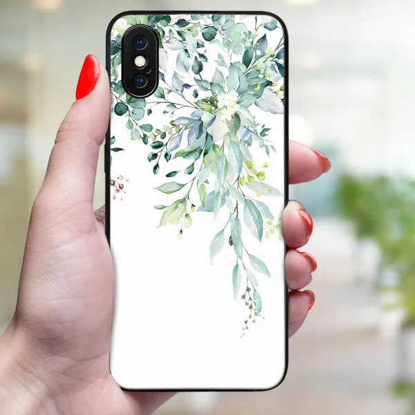 MY ART Ochranný kryt pre Apple iPhone X / XS GREENERY (155)