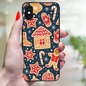 MY ART Kryt s vianočným dizajnom Apple iPhone X / XS CHRISTMAS (069)