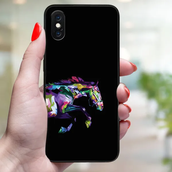 MY ART Ochranný kryt pre Apple iPhone X / XS HORSE (249)