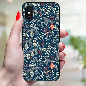 MY ART Kryt s vianočným dizajnom Apple iPhone X / XS MISTLETOE (070)