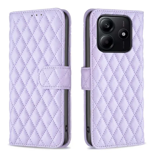 LATTICE Ochranné puzdro pre Xiaomi Redmi Note 14 fialové