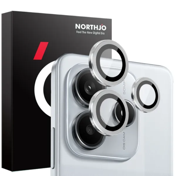 NORTHJO CAMERA LENS Sklo pre fotoaparát Xiaomi Redmi Note 14 5G SILVER