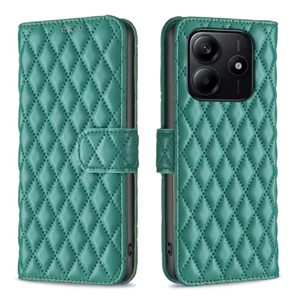 LATTICE Ochranné puzdro pre Xiaomi Redmi Note 14 zelené