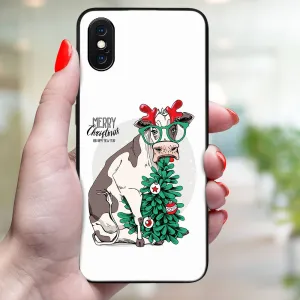 MY ART Kryt s vianočným dizajnom Apple iPhone X / XS MERRY CHRISTMAS (074)