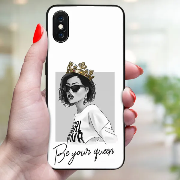 MY ART Ochranný kryt pre Apple iPhone X / XS QUEEN (139)