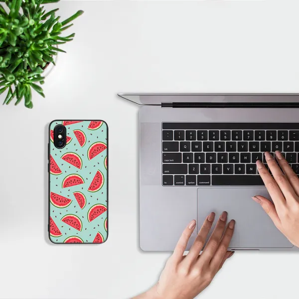 MY ART Ochranný kryt pre Apple iPhone X / XS WATERMELON (120)