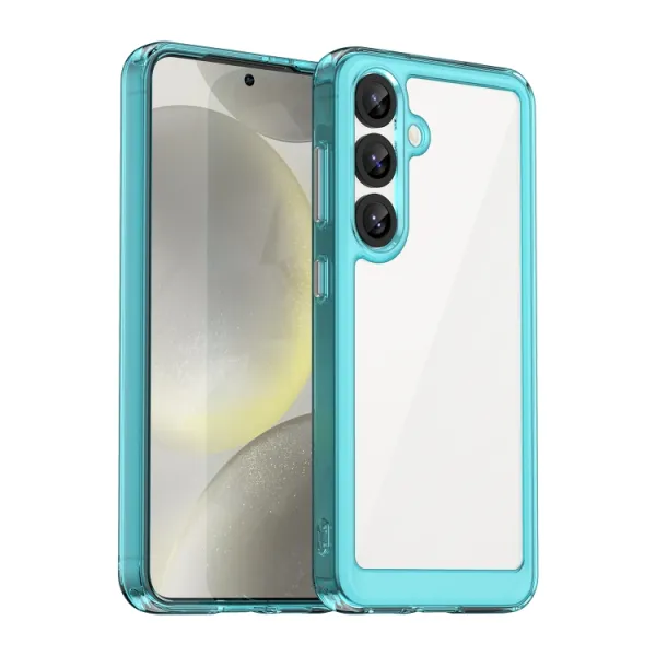 CRYSTAL Ochranný kryt pre Samsung Galaxy S25 5G tyrkysový