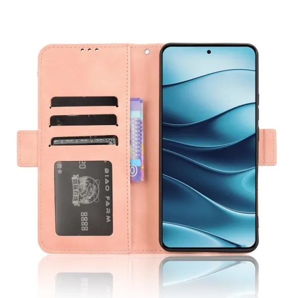 SLOT Peňaženkový obal pre Xiaomi Redmi Note 14 ružový
