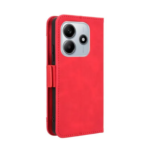 SLOT Peňaženkový obal pre Xiaomi Redmi Note 14 červený