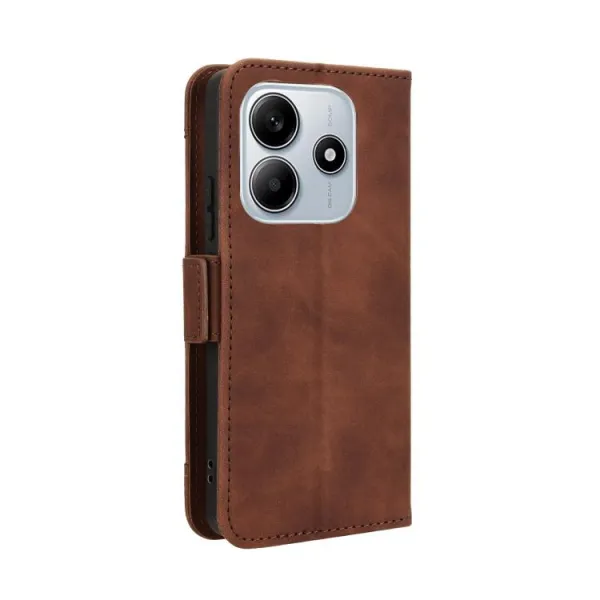 SLOT Peňaženkový obal pre Xiaomi Redmi Note 14 hnedý