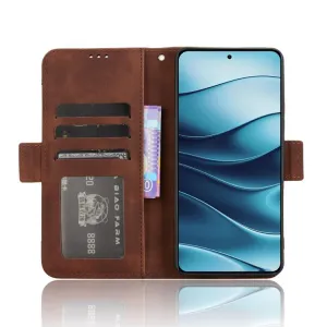 SLOT Peňaženkový obal pre Xiaomi Redmi Note 14 hnedý
