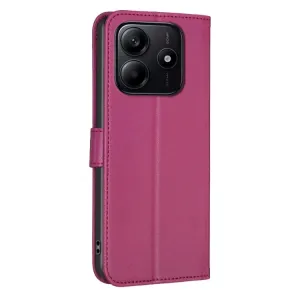 ART CLOVER Peňaženkový obal pre Xiaomi Redmi Note 14 bordový