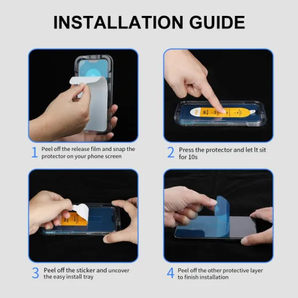 ENKAY EASY INSTALL Ochranné sklo pre Honor 400 Lite