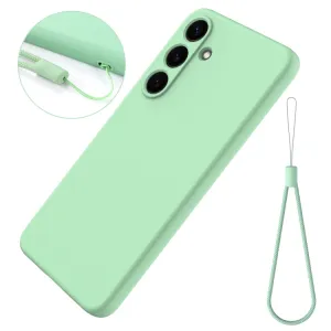 RUBBER Ochranný obal pre Samsung Galaxy S25+ 5G zelený