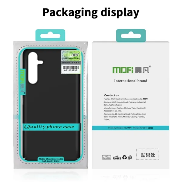 MOFI Plastový kryt pre Samsung Galaxy S25 Edge modrý