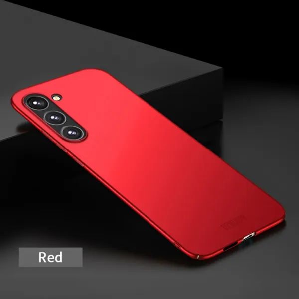 MOFI Plastový kryt pre Samsung Galaxy S25+ 5G červený