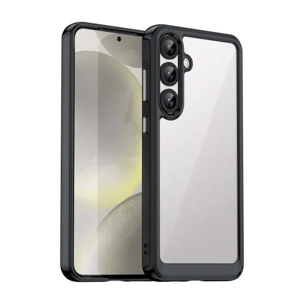 CRYSTAL Ochranný kryt pre Samsung Galaxy S25+ 5G čierny
