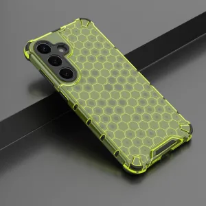 HONEYCOMB Ochranný kryt Samsung Galaxy S25+ 5G zelený