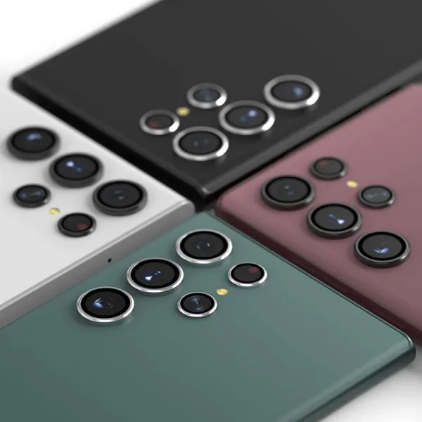 ENKAY ALU Sklo pre fotoaparát Samsung Galaxy S25 Ultra 5G BLACK