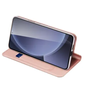 DUX Zaklápacie puzdro pre Samsung Galaxy S25 5G ružové