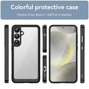 CRYSTAL Ochranný kryt pre Samsung Galaxy S25+ 5G čierny