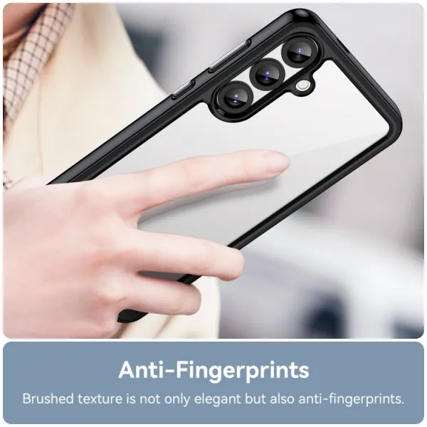 CRYSTAL Ochranný kryt pre Samsung Galaxy S25+ 5G čierny