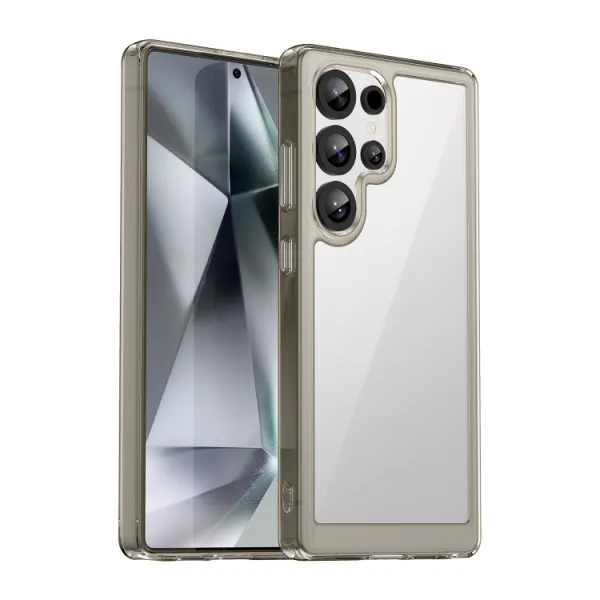 CRYSTAL Ochranný kryt pre Samsung Galaxy S25 Ultra 5G šedý